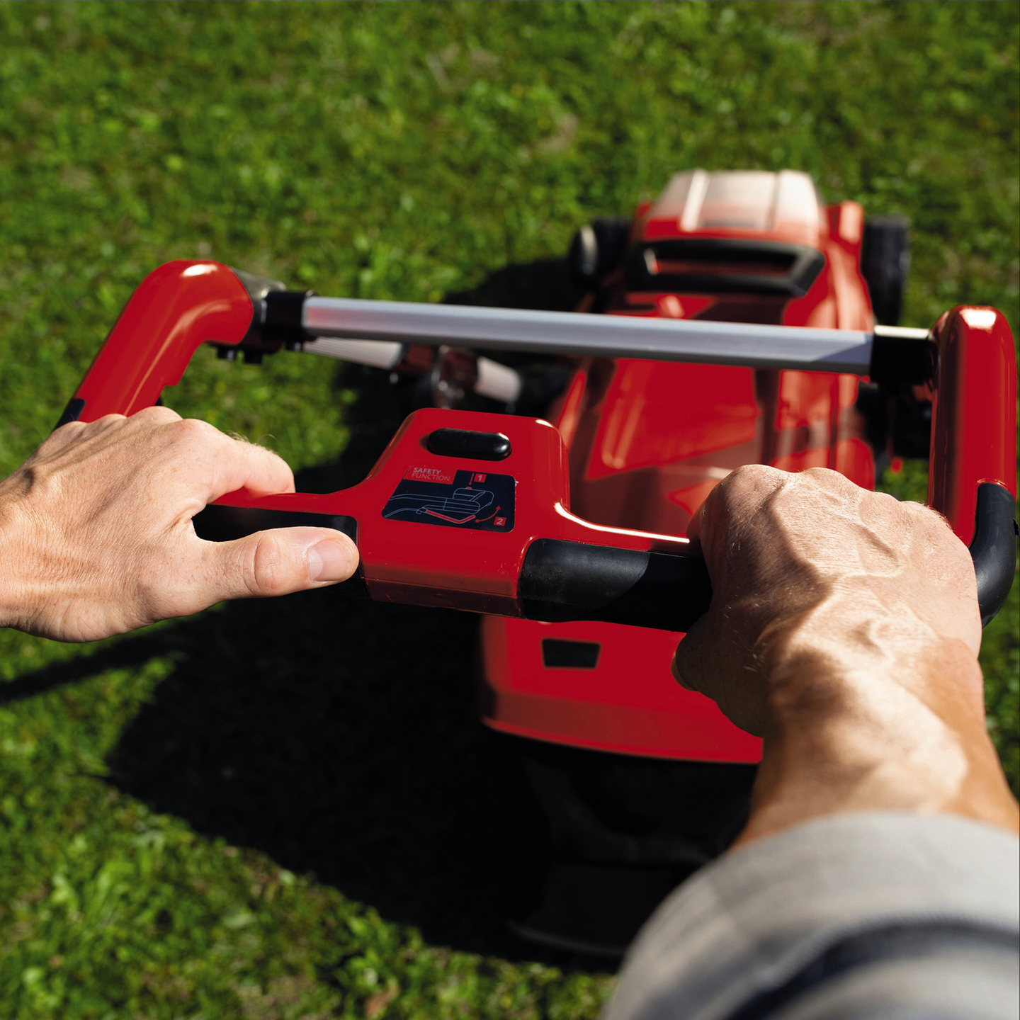 Akkuruohonleikkuri Einhell Power X-Change GP-CM 36/41 Li 2x4,0Ah + 2xlaturi