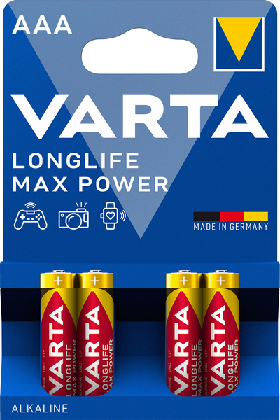 Paristo VARTA Longlife maks. Power AAA alkali 4kpl