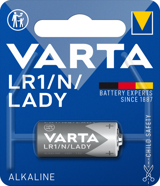 Erikoisparisto VARTA LR1/N/Lady alkali