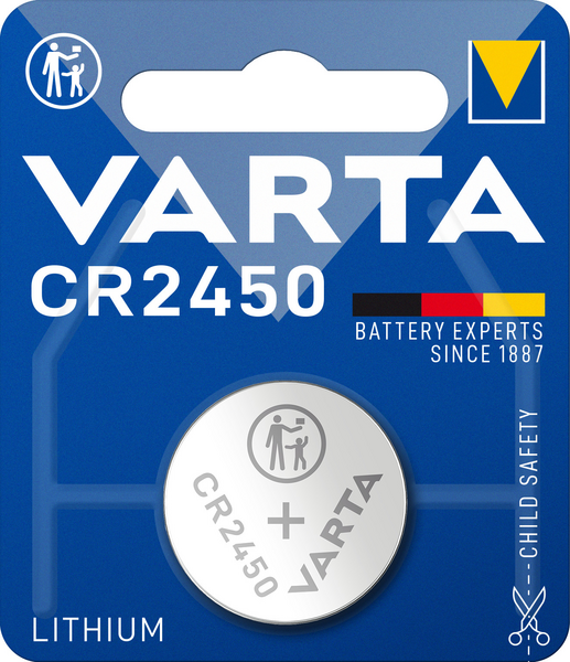 Nappiparisto VARTA Litium CR 2450