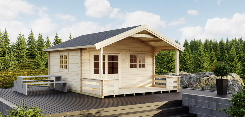 Mökki Luoman Lillevilla Saimaa 19,8m²