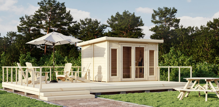 Vierasmaja Luoman Lillevilla Unari 9,9m²