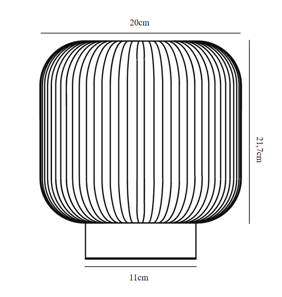 Pöytävalaisin Nordlux Milford E27 vaalea puu