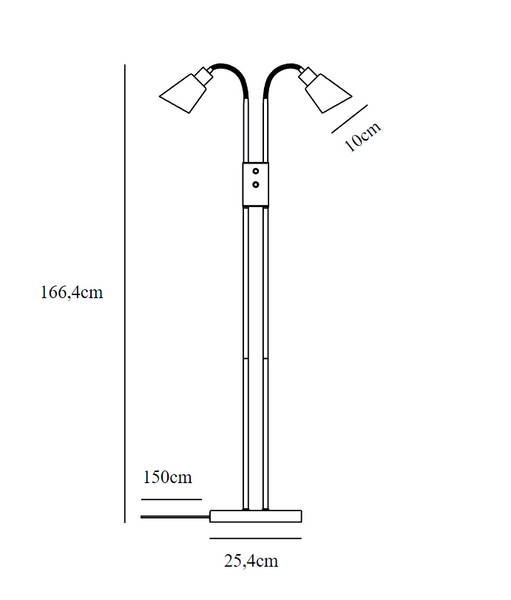 Lattiavalaisin Nordlux Molli E14 musta
