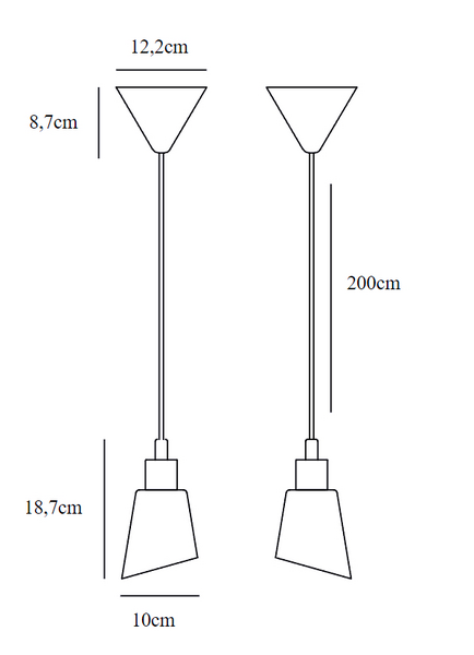 Riippuvalaisin Nordlux Molli E14 musta