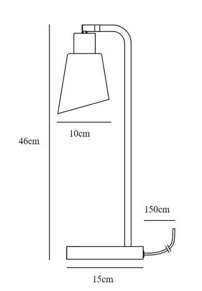 Pöytävalaisin Nordlux Molli E14 musta