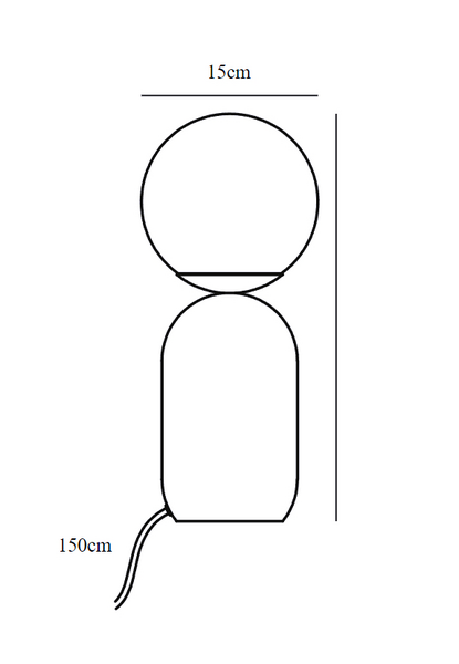 Pöytävalaisin Nordlux Notti E14 harmaa