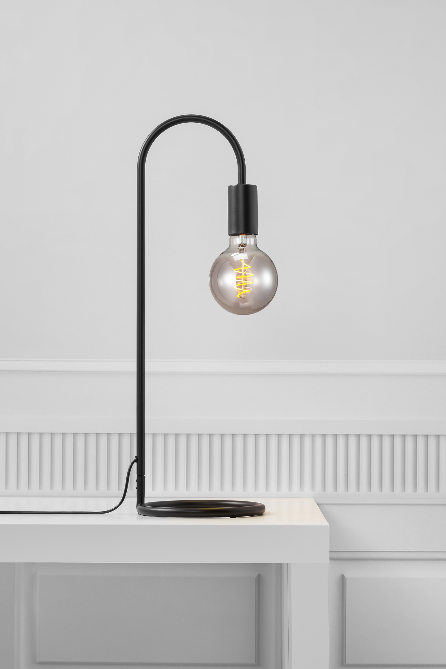 Pöytävalaisin Nordlux Paco E27 musta