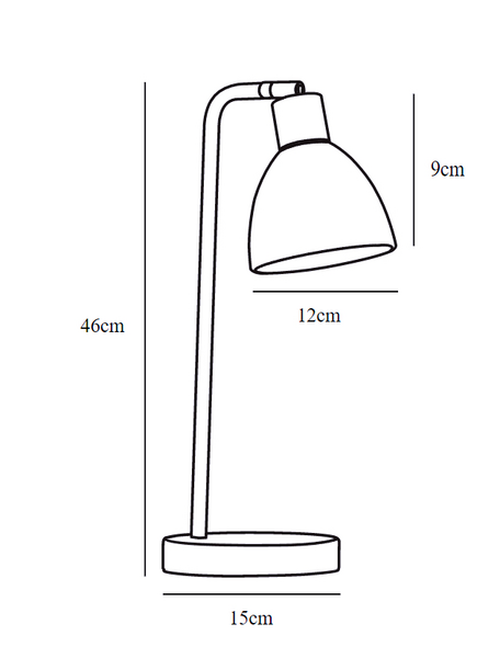 Pöytävalaisin Nordlux Ray E14 musta