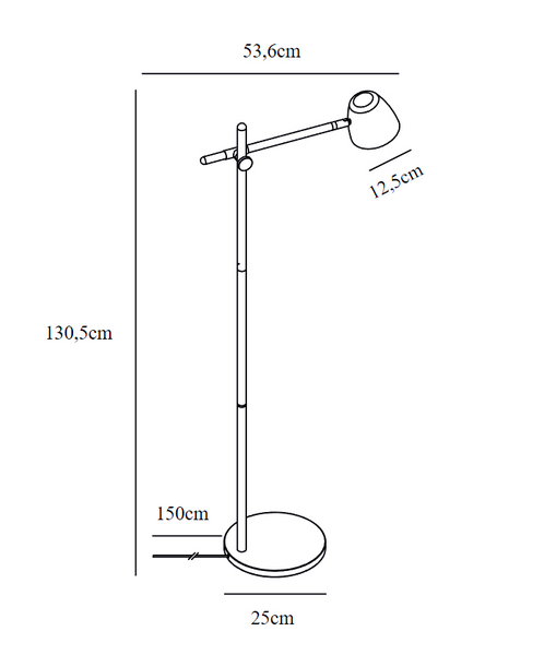 Lattiavalaisin Nordlux Theo GU10 musta