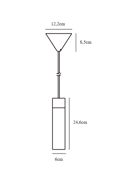 Riippuvalaisin Nordlux Tilo GU10 musta