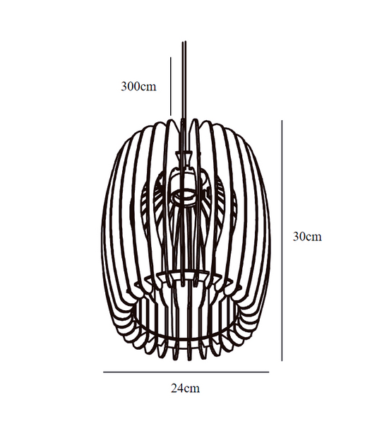 Riippuvalaisin Nordlux Tribeca E27 musta