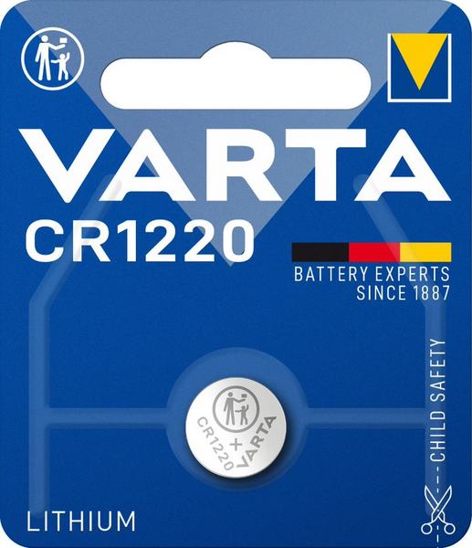 Nappiparisto VARTA Litium CR 1220