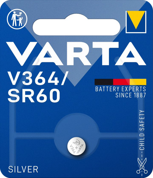 Hopeaoksidiparisto VARTA V364/SR60