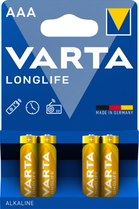 Paristo VARTA Longlife AAA alkali 4kpl