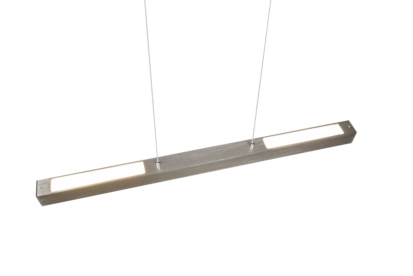 Riippuvalaisin TRIO Duoline Paros led 3400lm harjattu teräs