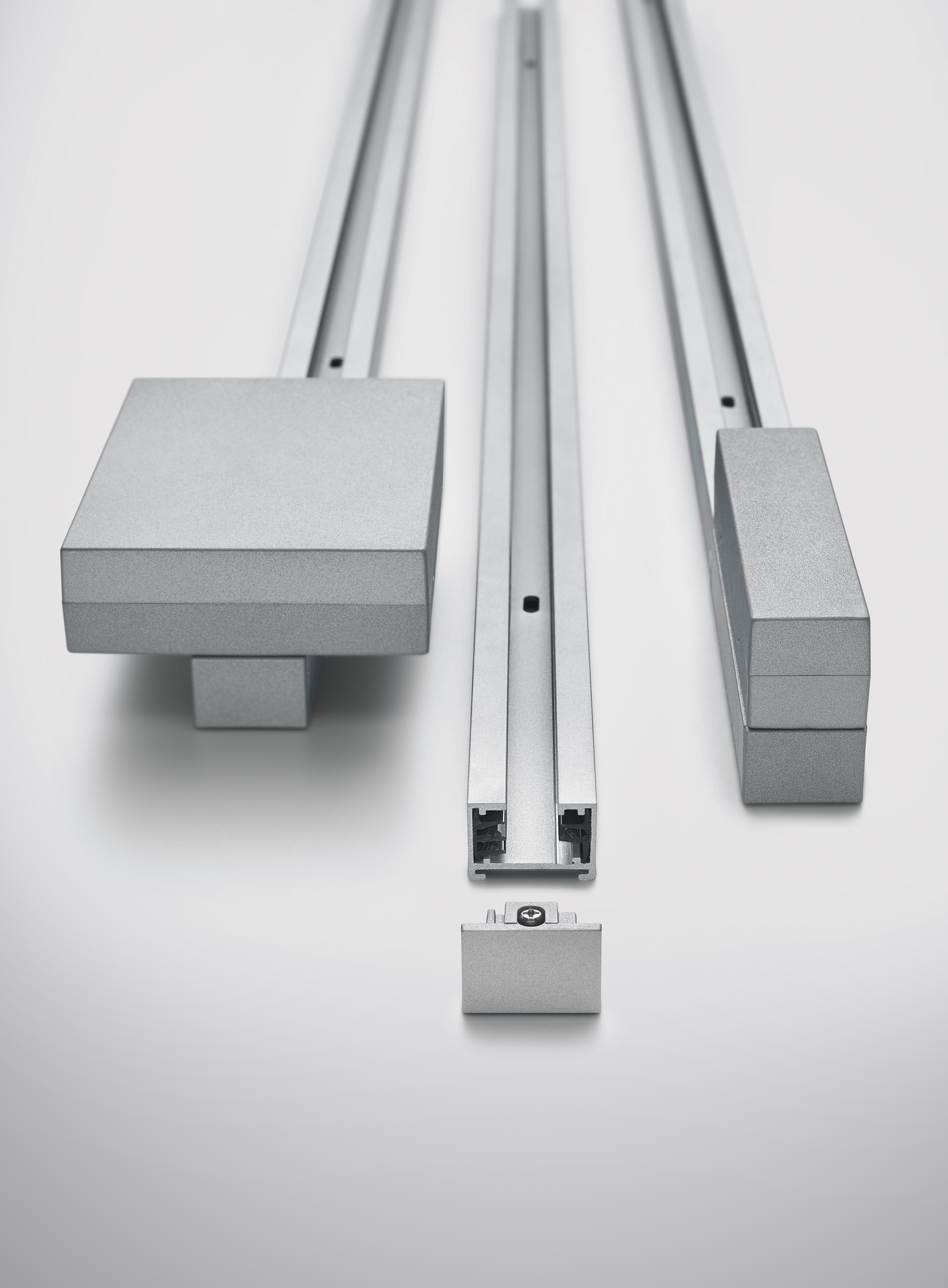 Päätypalasetti TRIO Duoline harmaa