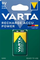 Akkuparisto VARTA Power 9V 200MAH ladattava