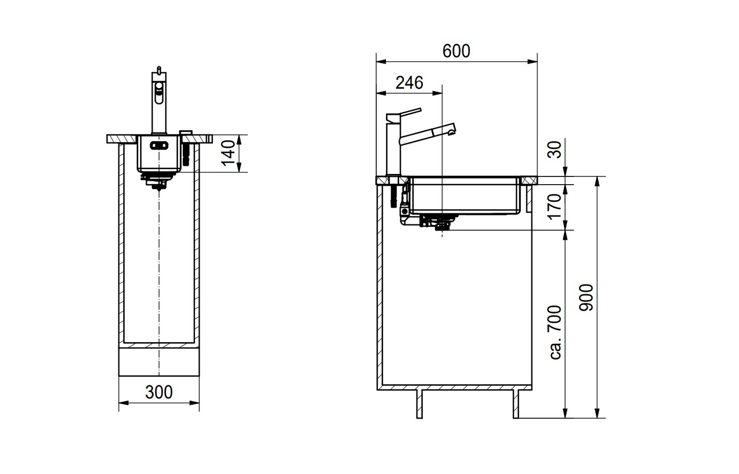 Keittiöallas Franke Box BXX 210/110-16