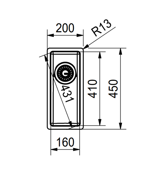 Keittiöallas Franke Box BXX 210/110-16