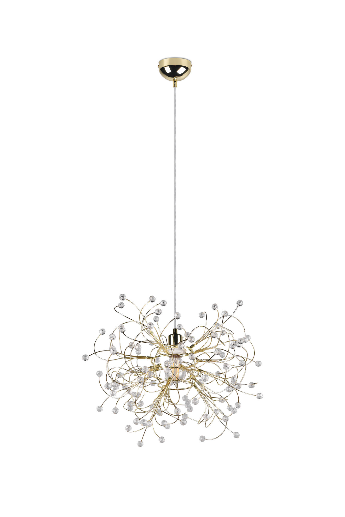 Riippuvalaisin TRIO Gloria E27 52cm kiillotettu messinki