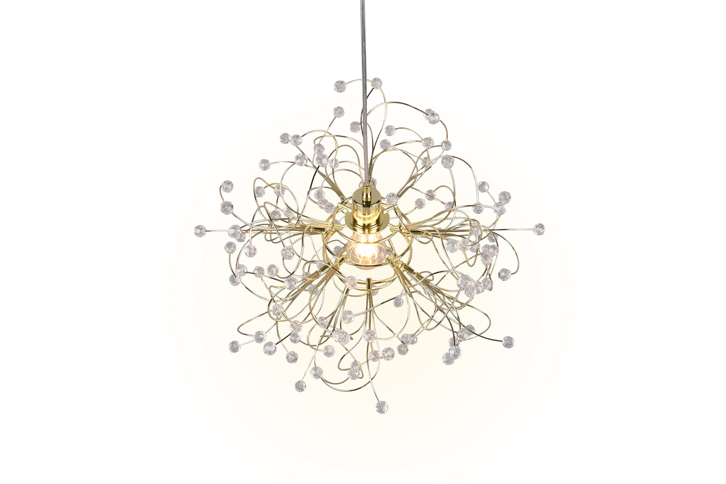 Riippuvalaisin TRIO Gloria E27 52cm kiillotettu messinki