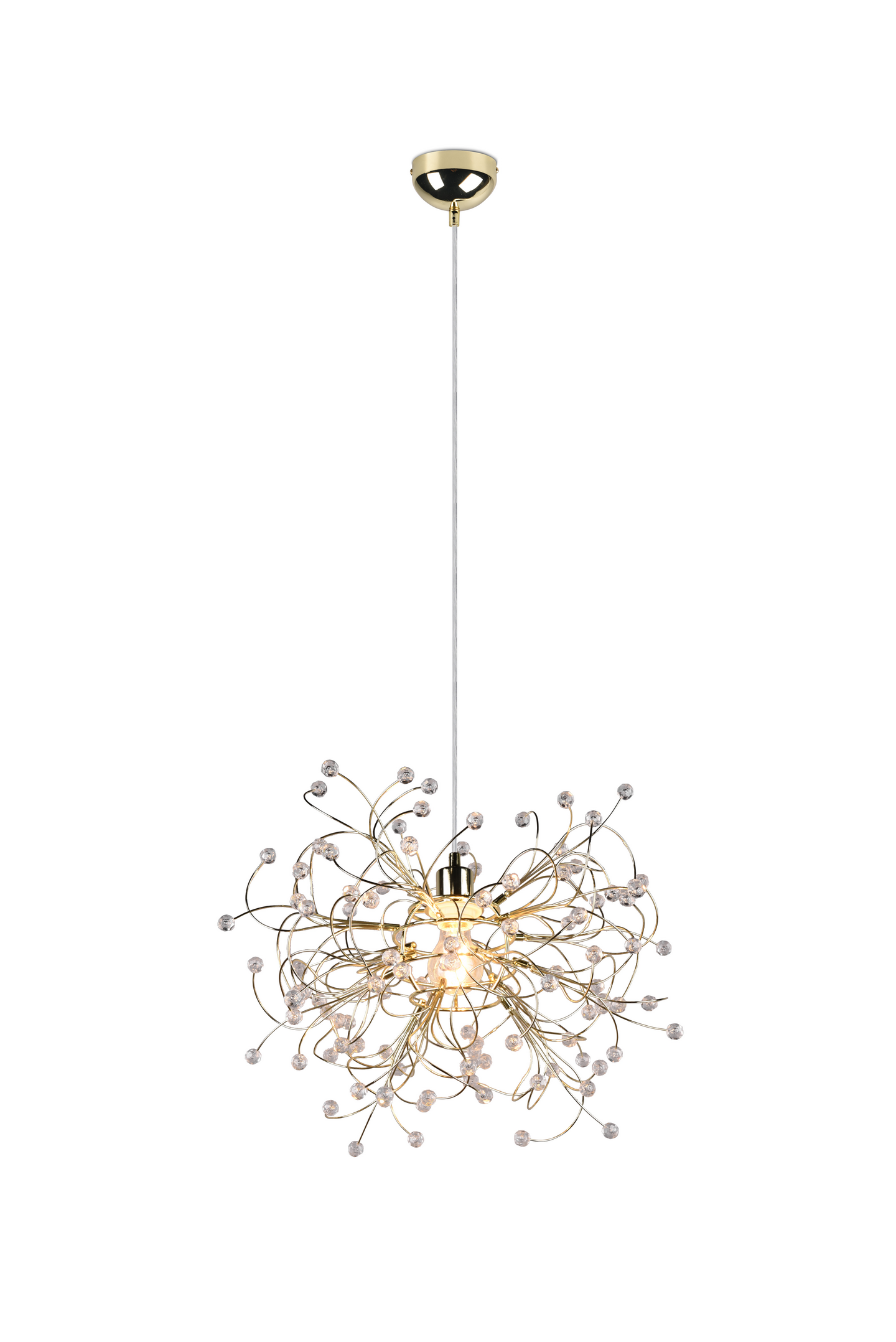 Riippuvalaisin TRIO Gloria E27 52cm kiillotettu messinki