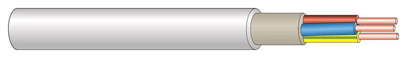 Asennuskaapeli Reka MMJ 3x2,5 S R100 Eca