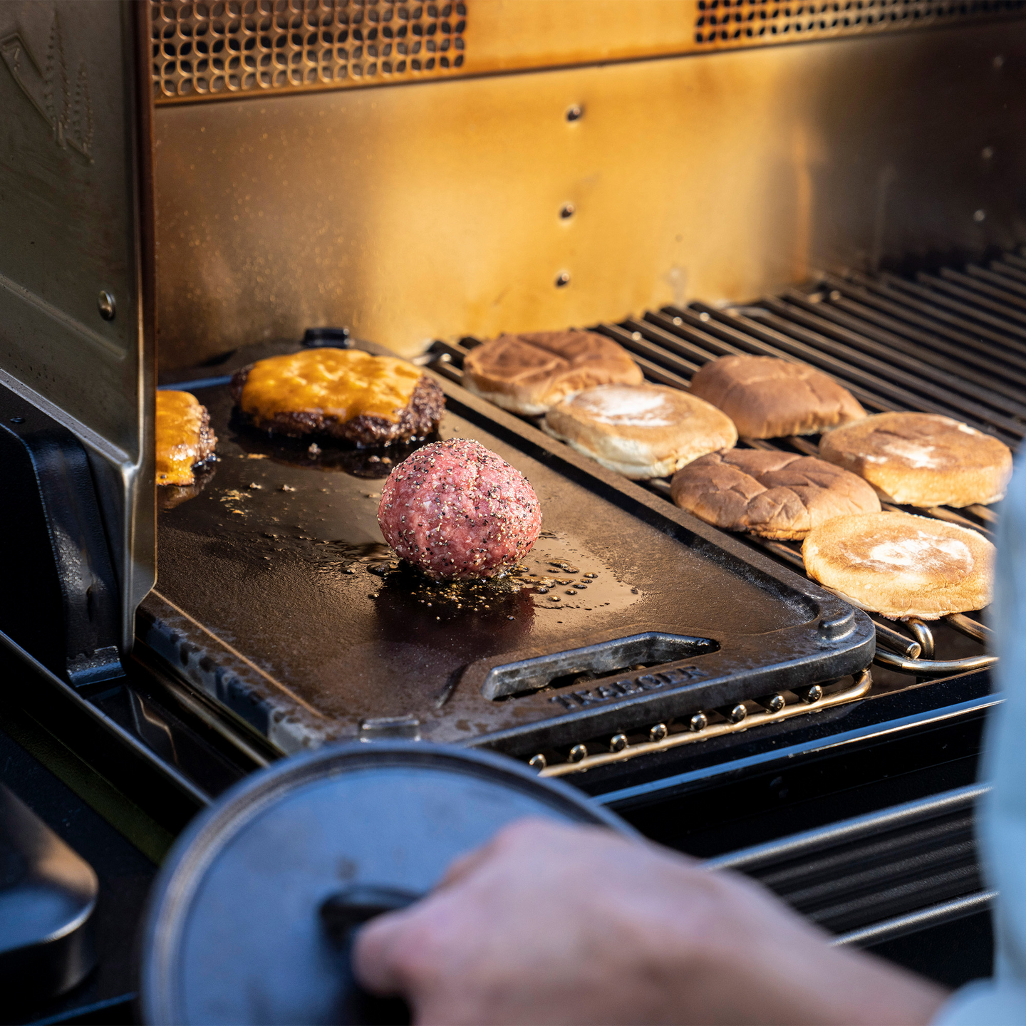 Grillilevy Modifire käännettävä valurautaparila