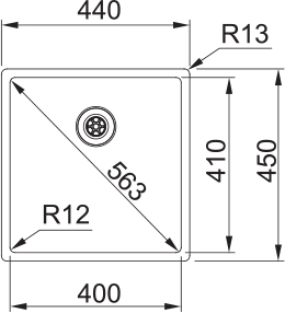 Keittiöallas Franke Box BXX 210/110-40