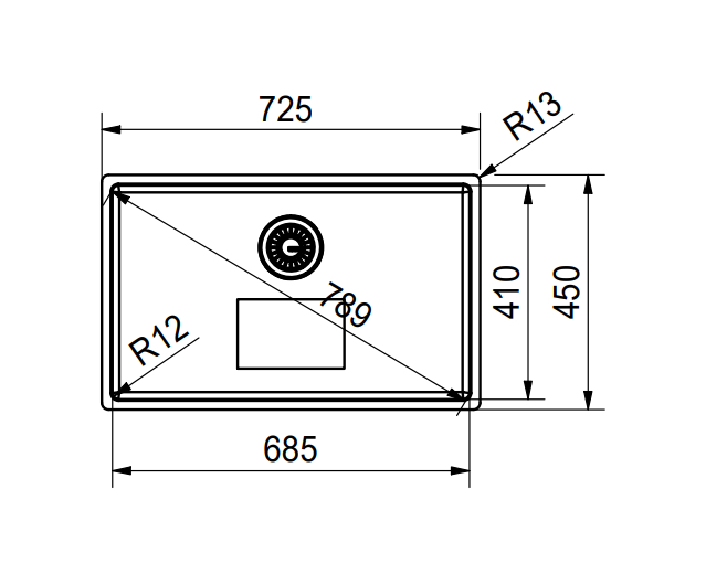 Keittiöallas Franke Box BXX 210/110-68