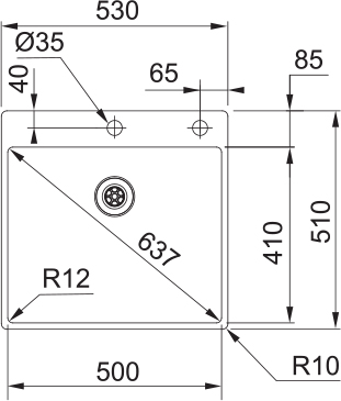 Keittiöallas Franke Box BXX 210-50 TL