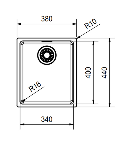 Keittiöallas Franke Maris MRX 210-34 1-allas