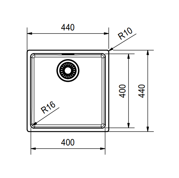 Keittiöallas Franke Maris MRX 210-40 1-allas