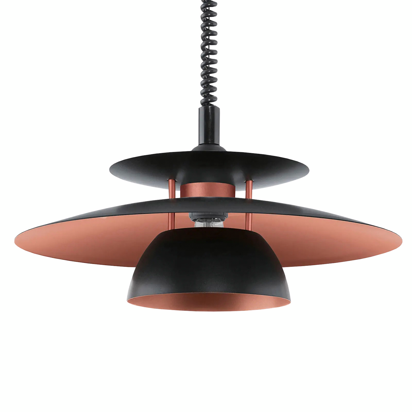 Riippuvalaisin EGLO Brenda musta/kupari E27 43cm