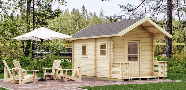 Sauna Luoman Lillevilla Tulilampi 10,3m²