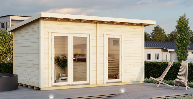 Pihasauna Lillevilla Mielakka 13,2m²