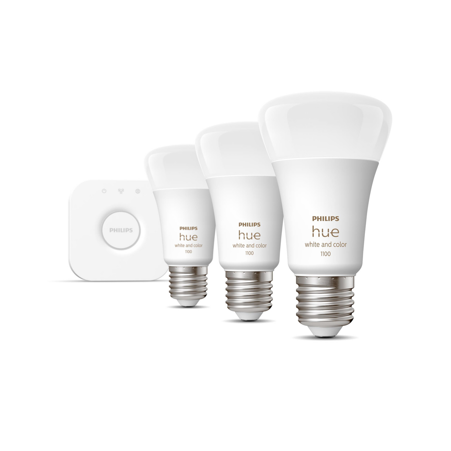 Aloituspakkaus Philips Hue White and Color Ambiance 9W A60 E27 3kpl