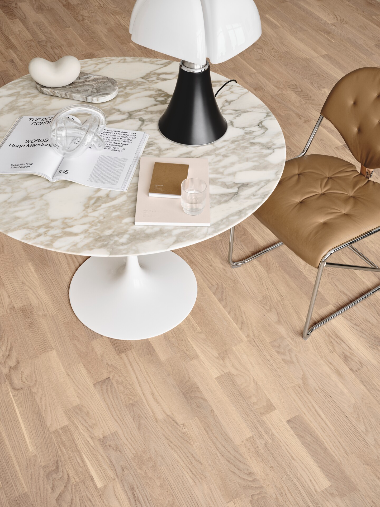 Parketti Tarkett Grace tammi Soft Skin Tres 3-s harjattu