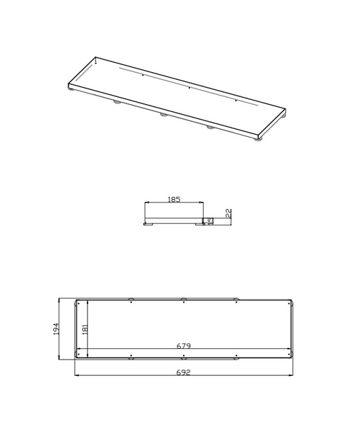 Lattiakaivon kansi Vieser Line laatoitettava