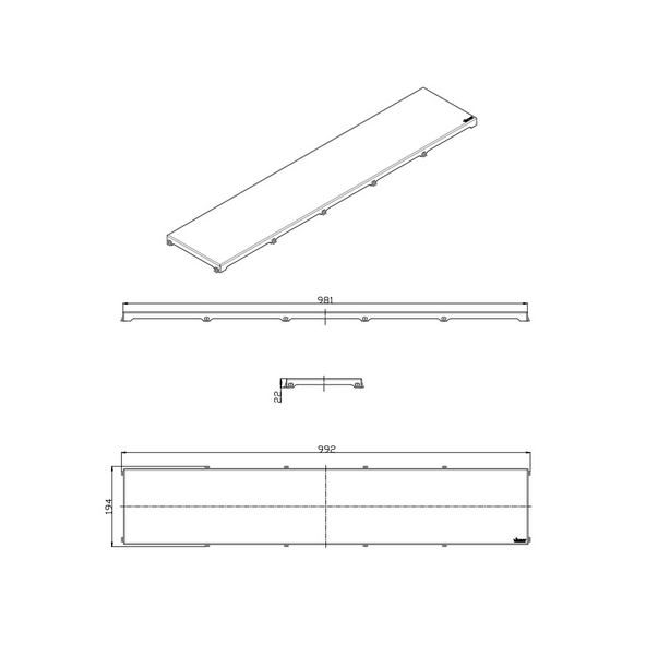 Lattiakaivon kansi Vieser Line Core rst