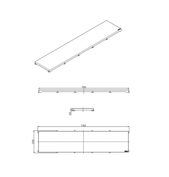 Lattiakaivon kansi Vieser Line Core rst