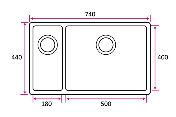 Allas Stala Lagom-18-50 Kannas ruostumaton teräs