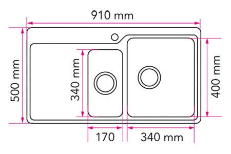 Allas Stala Neo N4017-91R monoreuna ruostumaton teräs