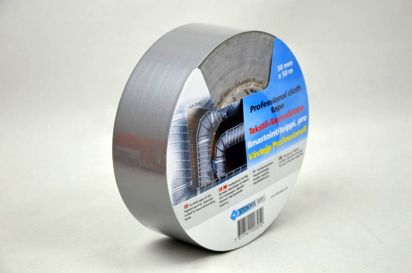 Kangasteippi Stokvis professional harmaa 50mmx50m CA12032SI5050