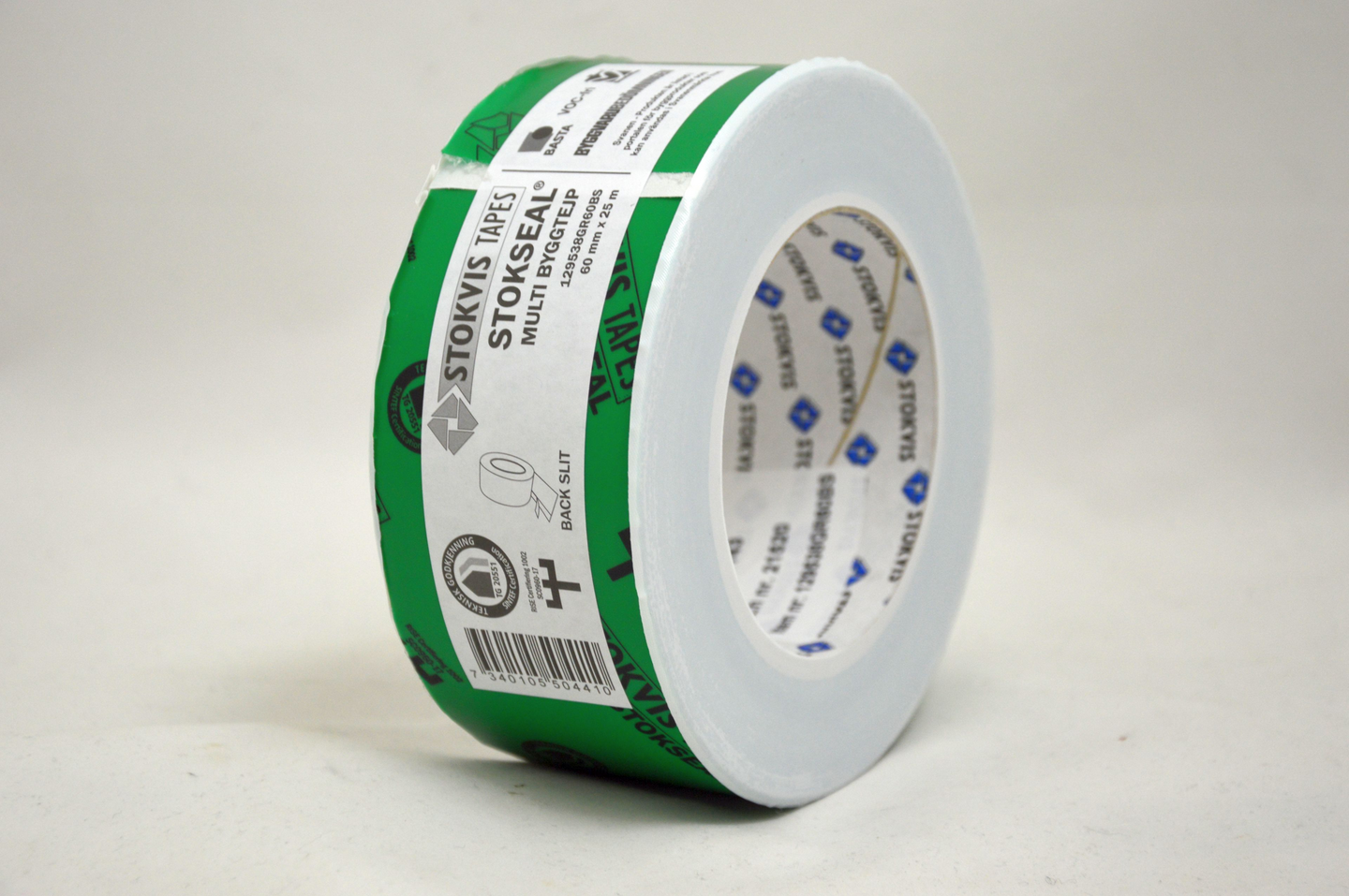 Höyrynsulkuteippi Stokseal Back Slit Stokvis Uv EC1Plus 60mmx25m 129538GR60BS