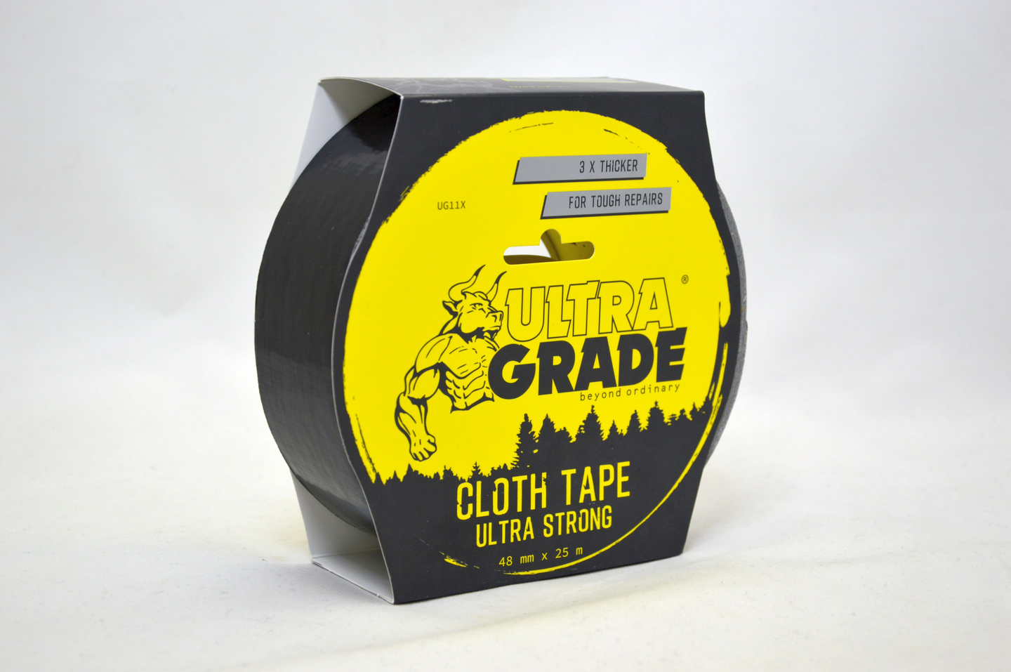 Kangasteippi Ultra Grade UG11X 48mmx25m musta