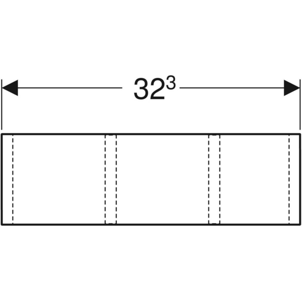 Laatikonjakaja IDO h-jako alalaatikkoon 32,3cm laava