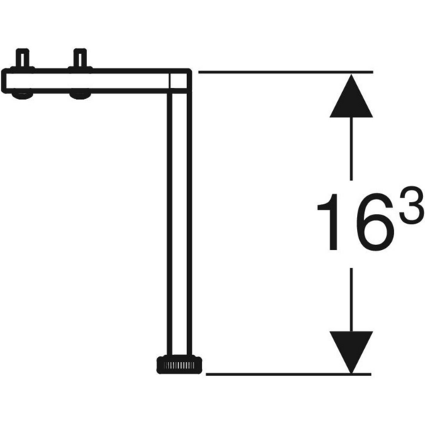 Jalkasarja IDO Sense Art 16,3cm 2kpl valkoinen