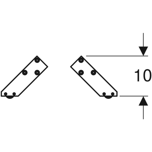 Jalkasarja IDO Sense Art 20,2cm 2kpl musta